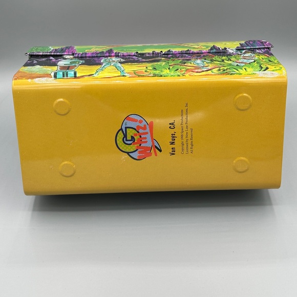 Vintage Collectible 1998 Lost in Space Metal Lunchbox Tin Domed Lid GWhiz! - Picture 5 of 5